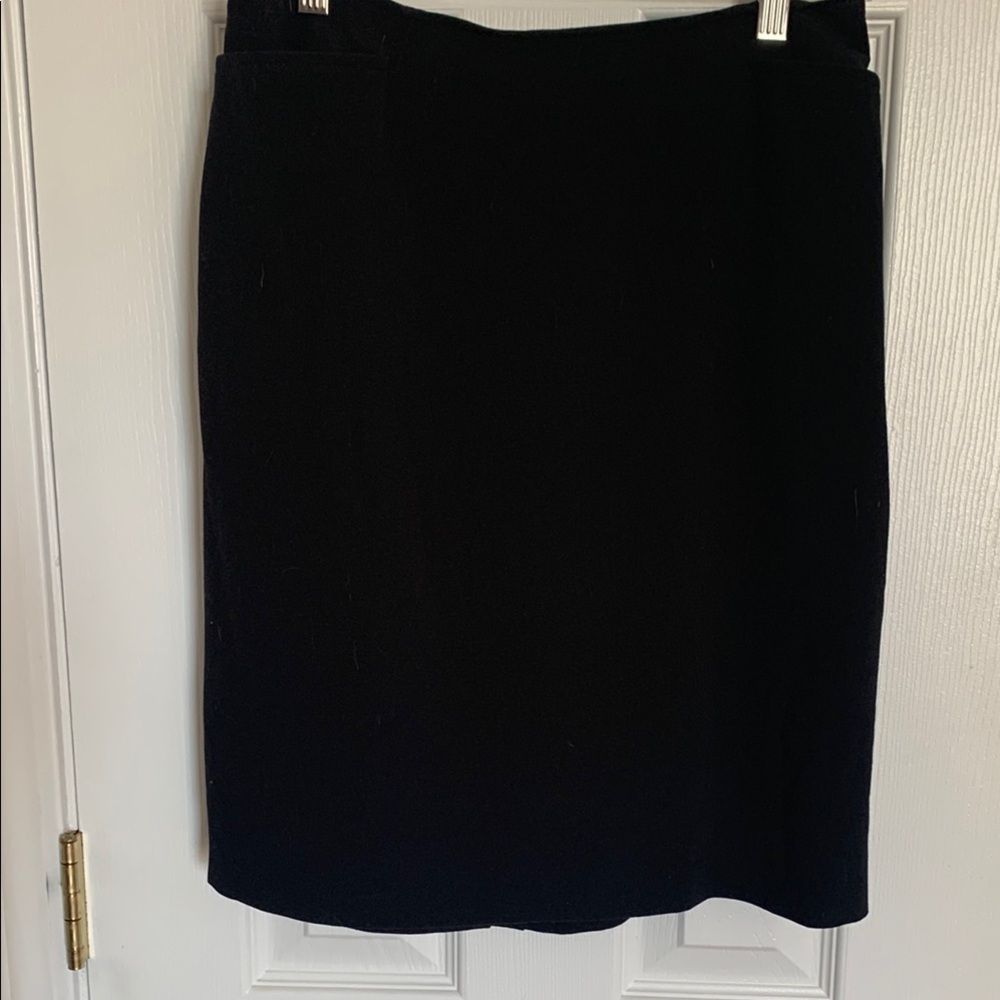 Black above the knee skirt